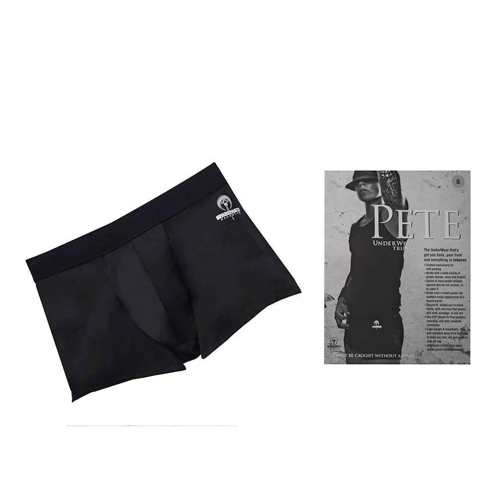SpareParts Pete Trunks Nylon Packing Underwear Black Size M by SpareParts Hardware