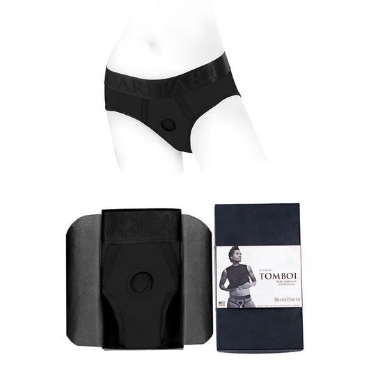 SpareParts Tomboi Nylon Briefs Harness Black Size 3XL by SpareParts Hardware
