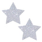 Neva Nude Pasty Starry Nights Silver Glitter by Neva Nude LLC