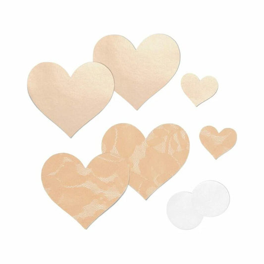 Nippies Basic Creme Hearts Pasties Size B by Bristols 6 Inc. / Thrasio