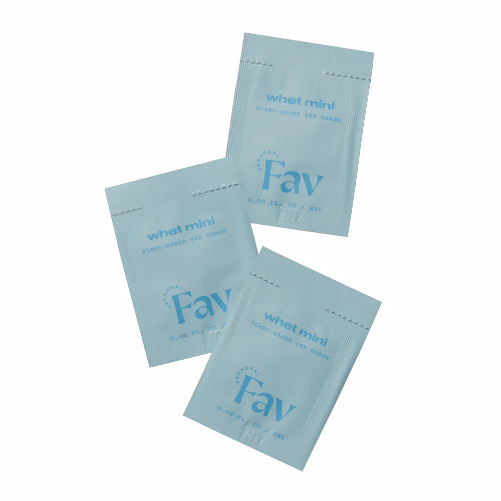 Personal Fav Whet Plant-Based Sex Serum Pillows 50-Count 2 ml by Personal Fav Corporation