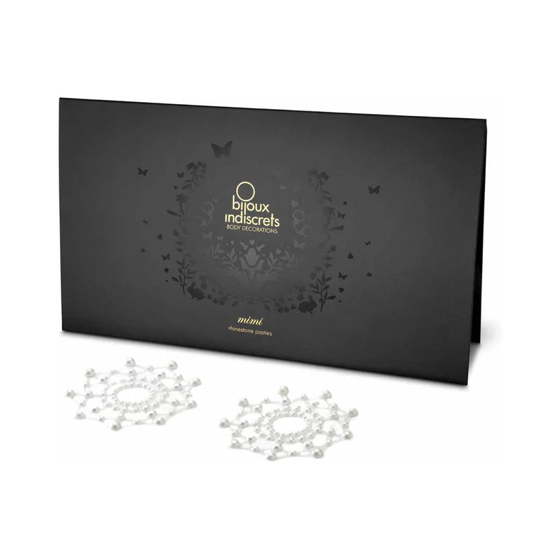 Bijoux Indiscrets Mimi Rhinestone Pasties Circles Pearl by Bijoux Indiscrets USA, Inc