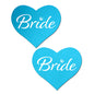 Pastease Bride Blue Heart Pasties by Pastease