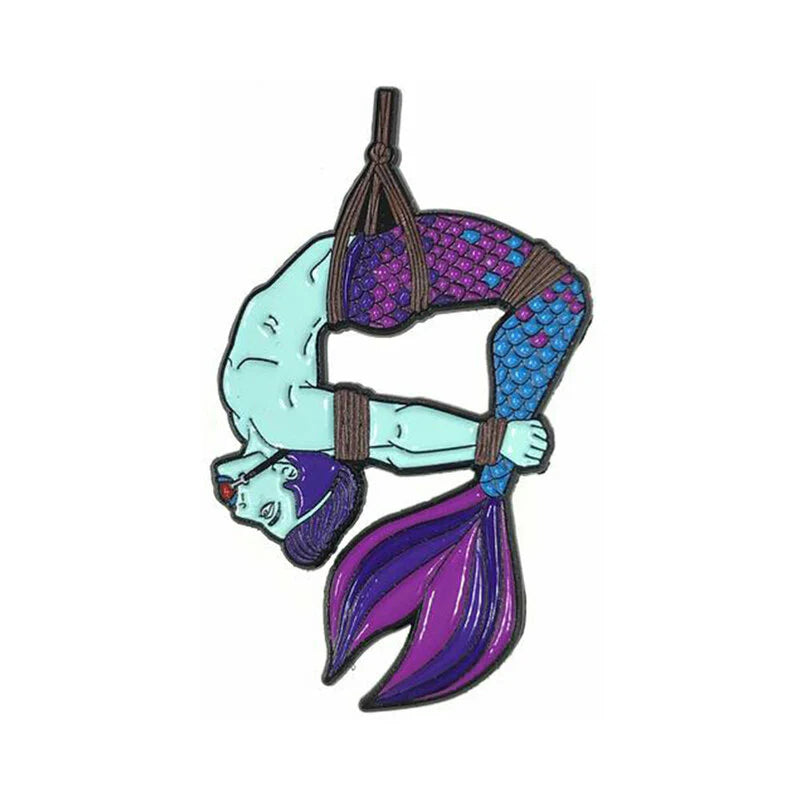 Geeky & Kinky Merman (Blue) Enamel Pin by Geeky & Kinky