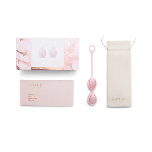 Le Wand Crystal Yoni Eggs Rose Quartz by COTR Inc.