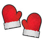 Pastease Glitter Santa Mittens Pasties Red/White by Pastease