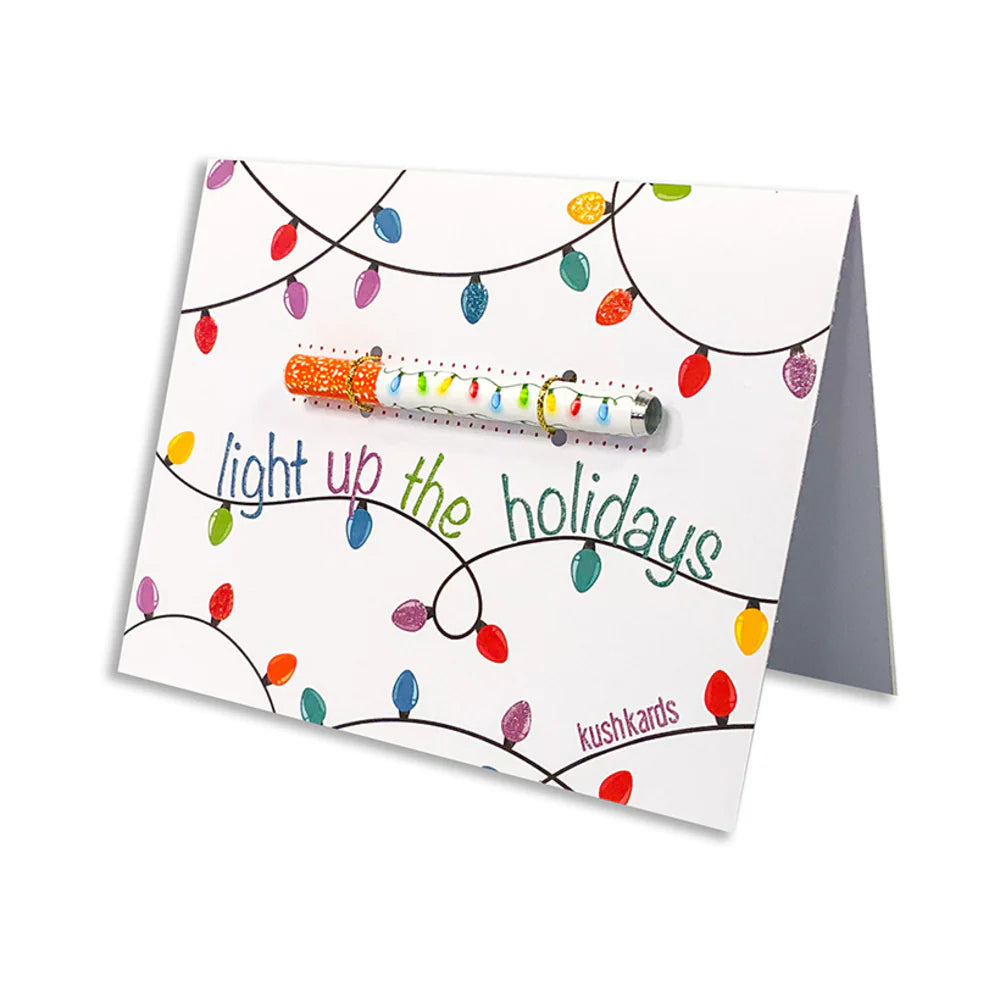 Light Up the Holidays One Hitter Kard by Kush Kards