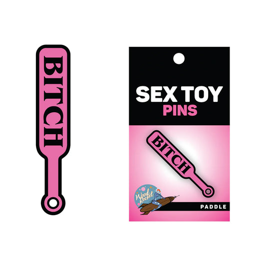 Sex Toy Pin Bitch Paddle by Wood Rocket LLC