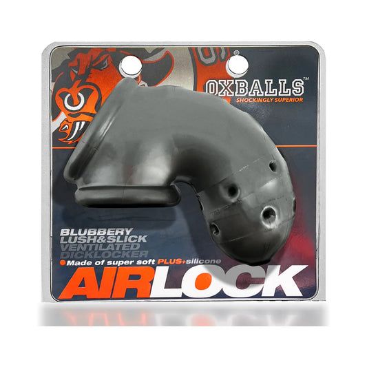 OxBalls Airlock Air-Lite Vented Chastity Steel by Blue Ox Designs, Oxballs