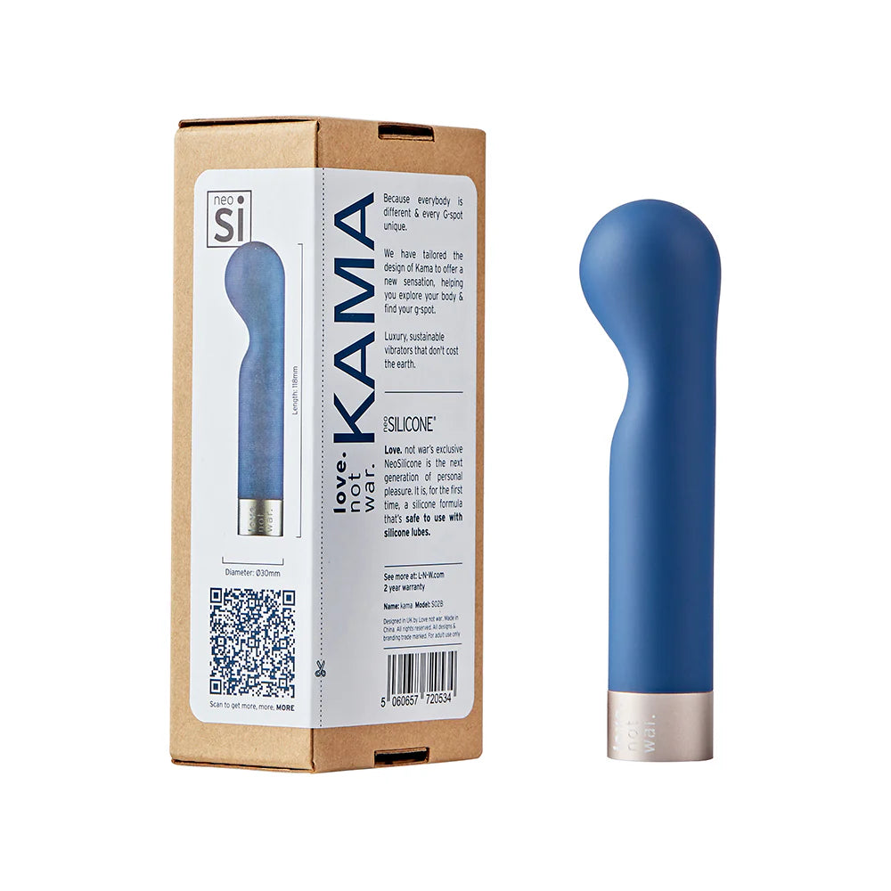 Love Not War Kama Head Blue by Audo Design Ltd
