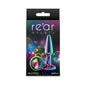 Rear Assets Tapered Plug Multicolor/Rainbow S by New Sensations Novelties Inc.