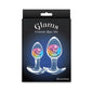 Cosmic Glams 2-Piece Plug Kit Rainbow by New Sensations Novelties Inc.