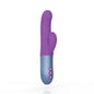 FemmeFunn Essenza Rechargeable Silicone Dual Stimulation Thrusting Vibrator Purple by Vvole