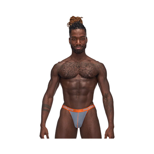 Male Power Casanova Uplift Thong Gray by Male Power