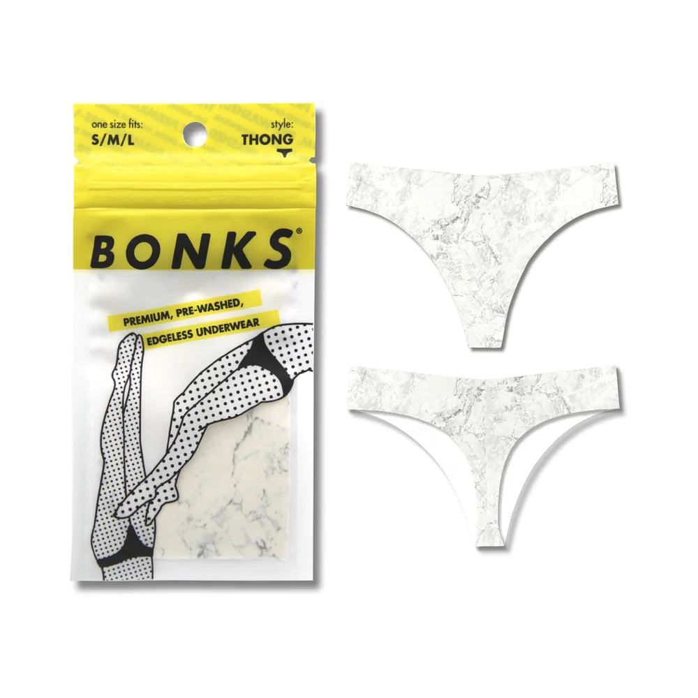 Bonks Rock Bottom Seamless Thong O/S by DECALI LLC (Bonks)