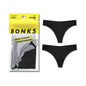 Bonks Black Magic Seamless Thong O/S by DECALI LLC (Bonks)