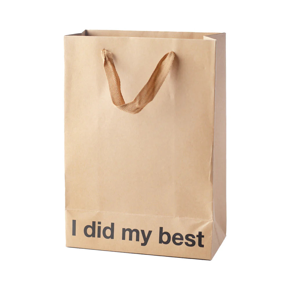 Snarky Gift Bags I Did My Best 3pk by Wood Rocket LLC