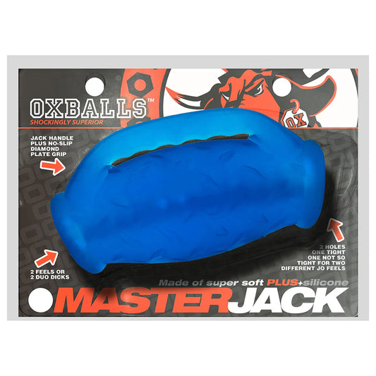 OxBalls Masterjack Double Penetration Jo Blue Ice by Blue Ox Designs, Oxballs