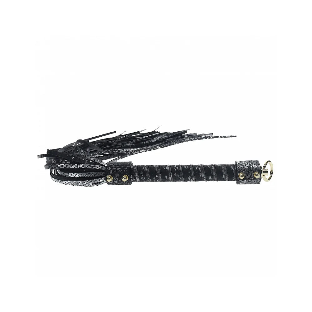 Ouch! International Florence Collection Flogger Black by Shots America LLC
