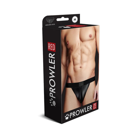 Prowler RED Wetlook Assless Jock Strap Black M by Simply Pleasure Ltd