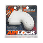 OxBalls Airlock Air-Lite Vented Chastity White Ice by Blue Ox Designs, Oxballs