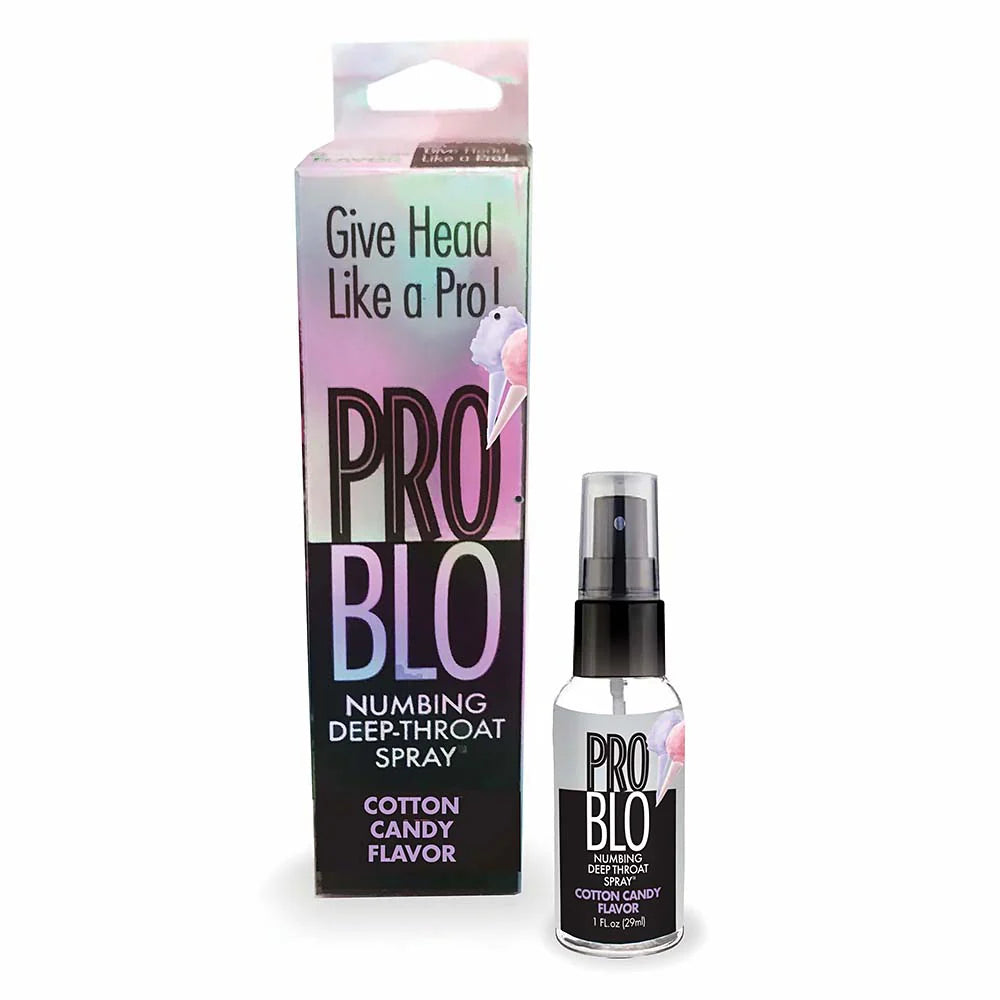 Pro Blo Numbing Deep Throat Spray Cotton Candy 1 oz. by Little Genie Productions