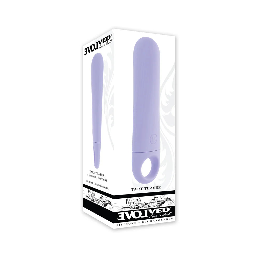 Evolved Tart Teaser Rechargeable Vibrating Vibe Silicone Purple by Evolved
