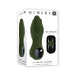 Gender X My Secret Garden Rechargeable Vibrating Anal Plug with Remote Silicone Green by Evolved