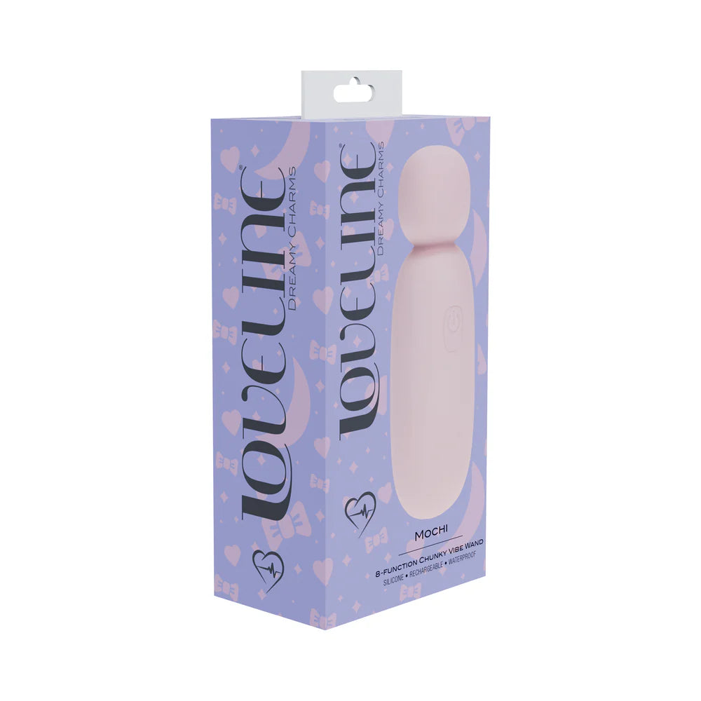 LoveLine Mochi Rechargeable Vibrator Waterproof Pink by Shots America LLC