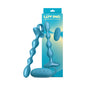 Luv Inc Gr41: Grooved Ring Luv Beads Metallic Blue by Vvole