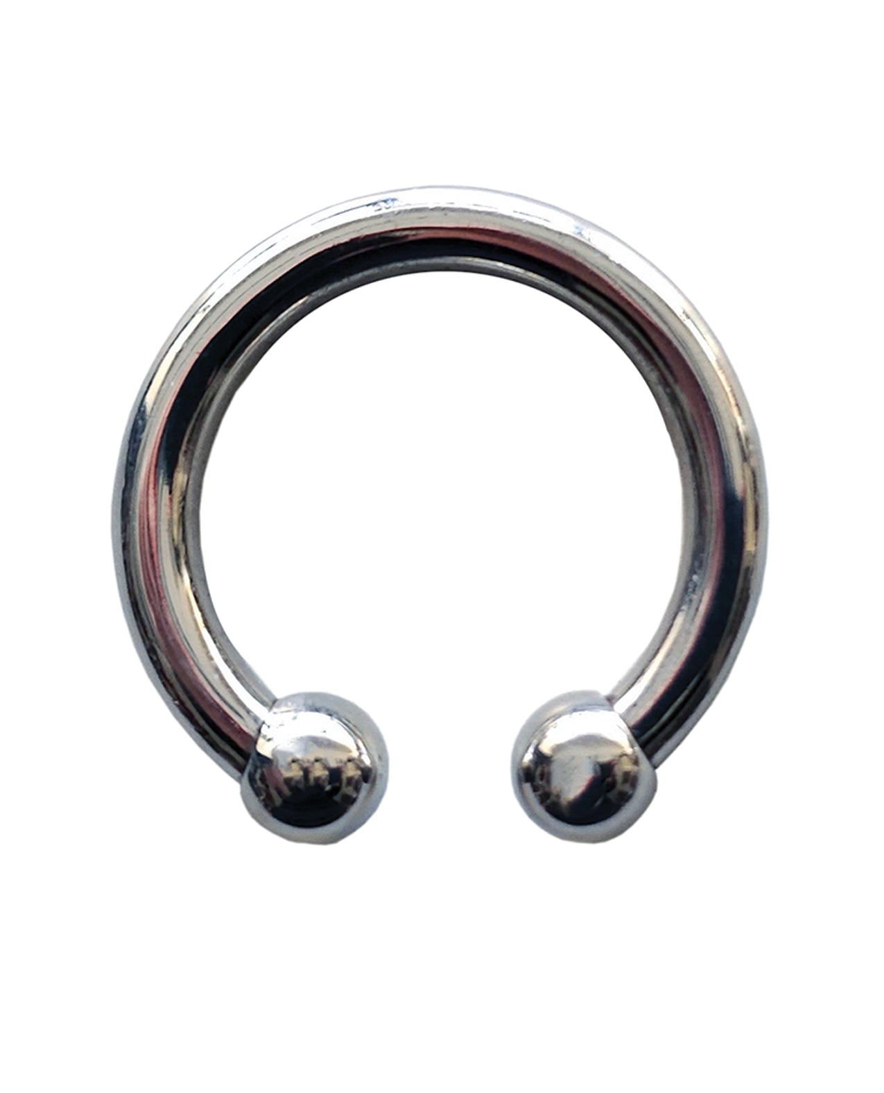 Rouge Stainless Steel Horseshoe Cock Ring 30 mm - Sliver by Rouge group ltd