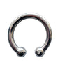 Rouge Stainless Steel Horseshoe Cock Ring 30 mm - Sliver by Rouge group ltd