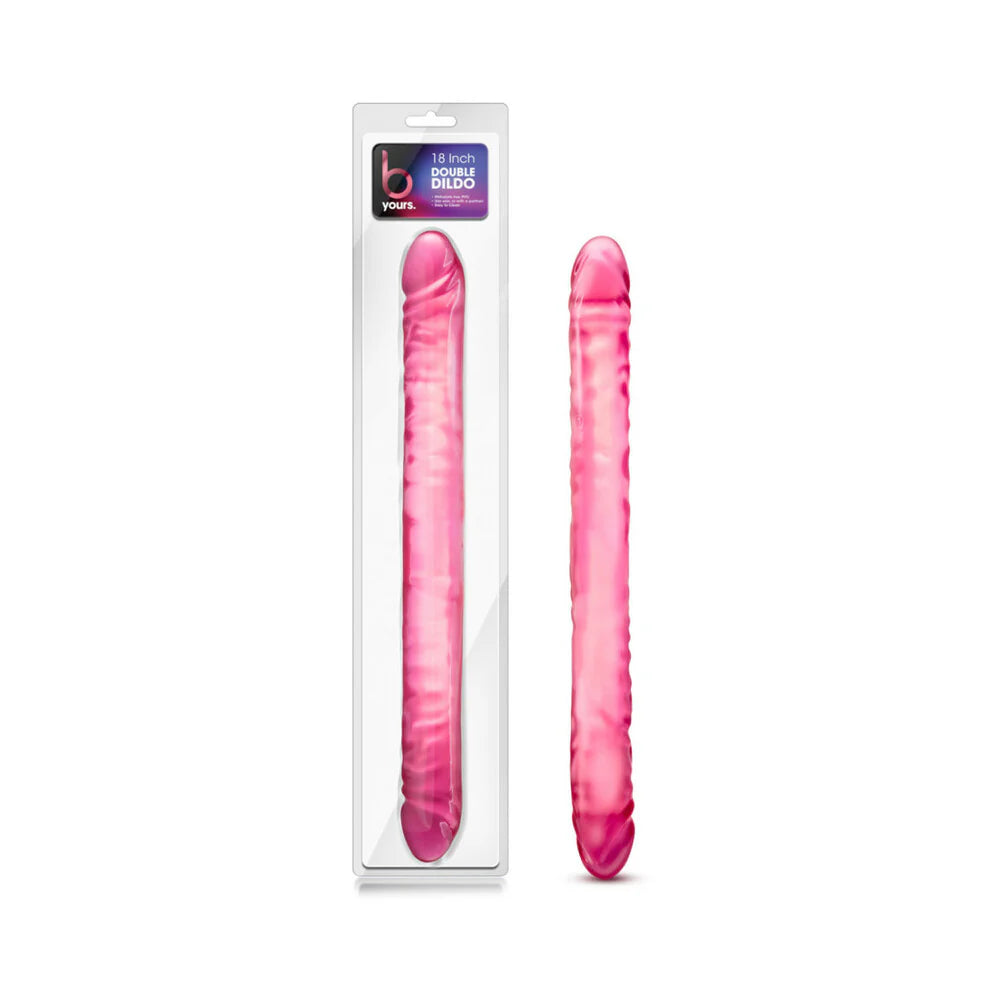 B Yours 18 in. Double Dildo Pink by Blush