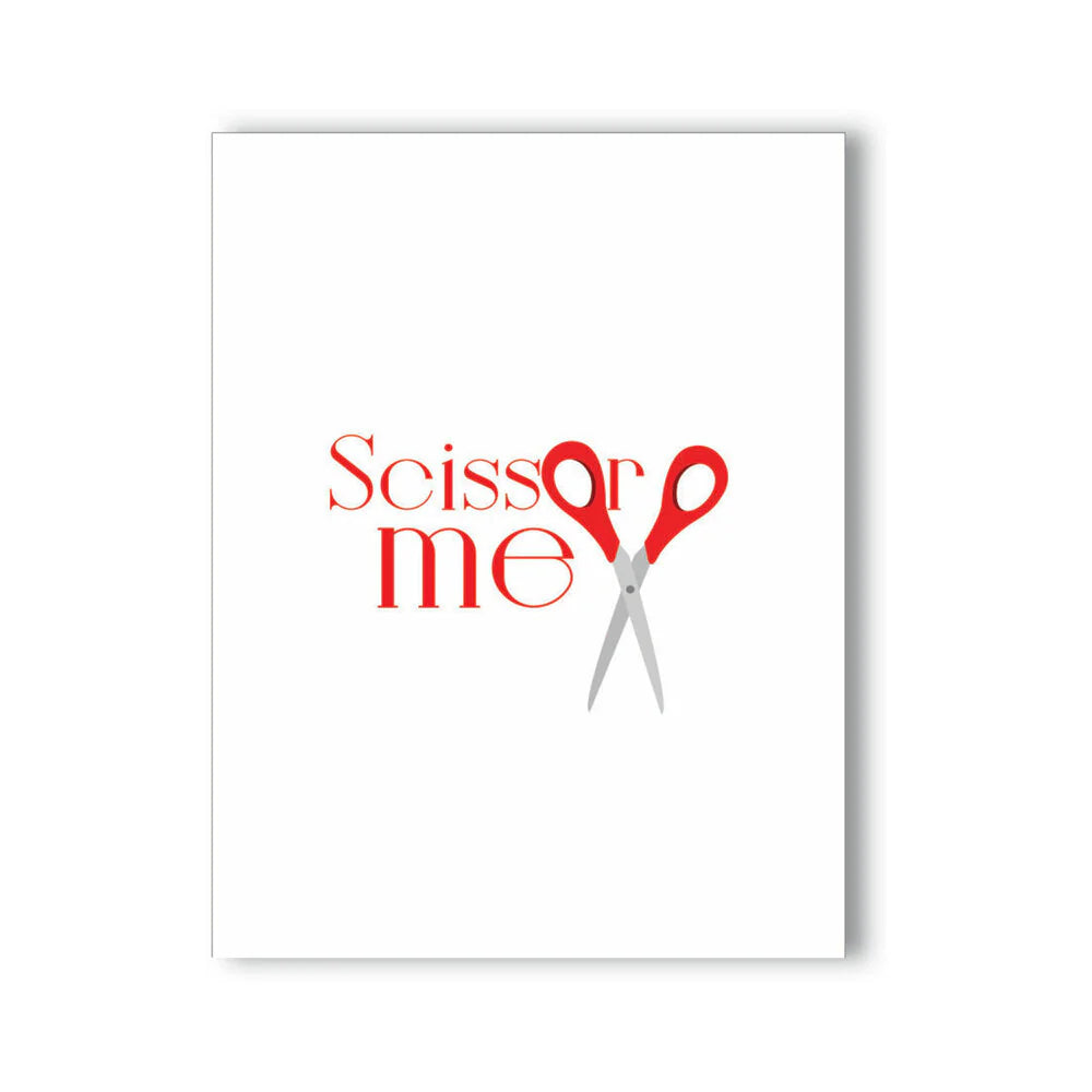 Scissor Me Naughty Kard by Kush Kards
