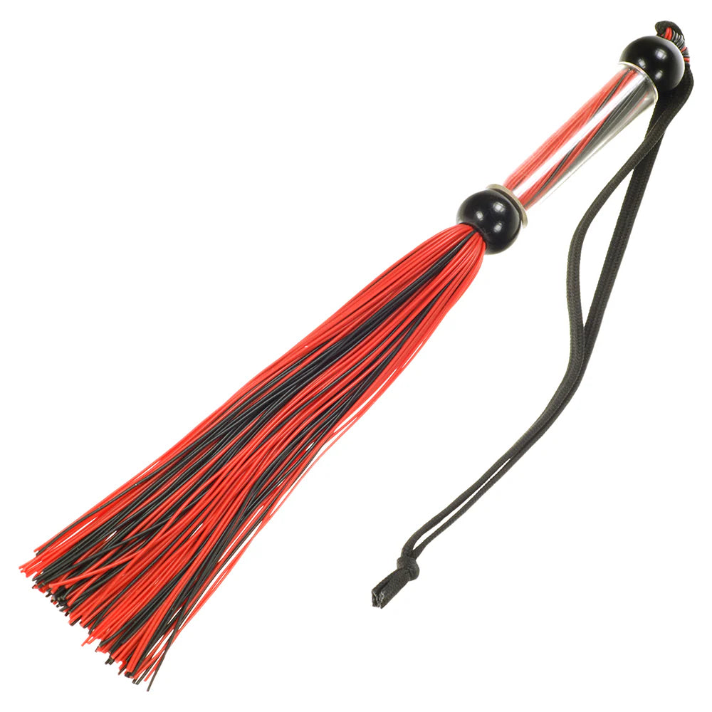 Me You Us Tease and Please Silicone Flogger Black by Simply Pleasure Ltd