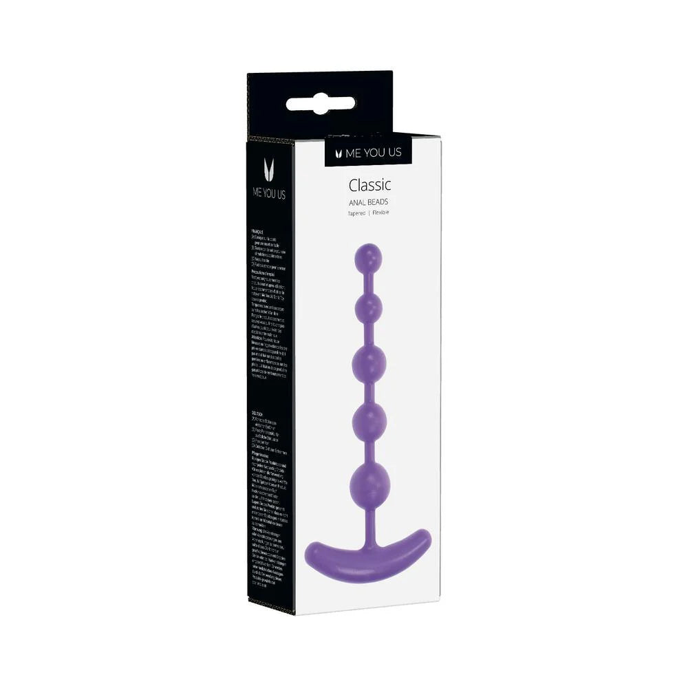 Me You Us Classic Anal Beads Purple by Simply Pleasure Ltd