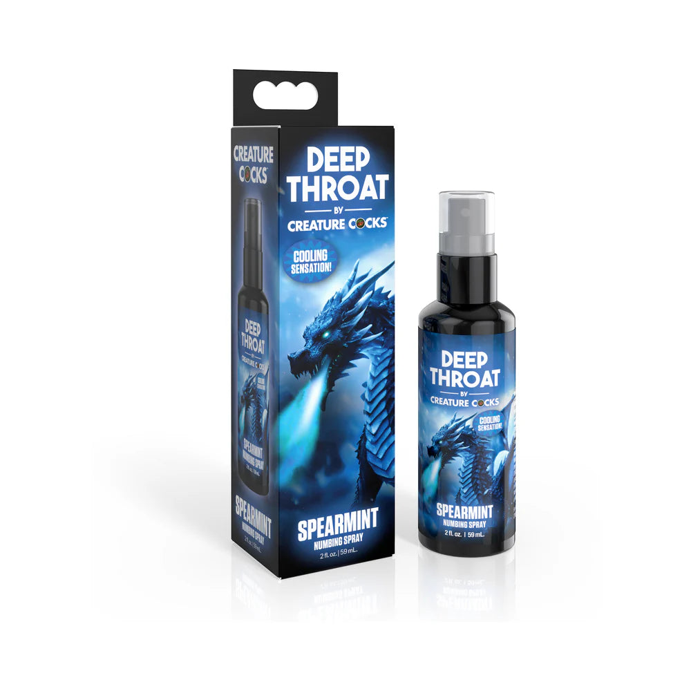 Creature Cocks Throat Numbing Spray Spearmint 1 oz. by XR LLC