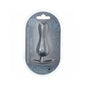 Ouch! Smooth Silicone Curvy Anal Plug 4.6 in. Gun Metal by Shots America LLC