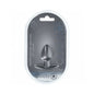 Ouch! Smooth Silicone Anal Plug Small 2.6 in. Gun Metal by Shots America LLC