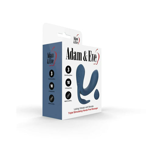 Adam & Eve Licking Vibrator with Remote by PHE/Adam and Eve