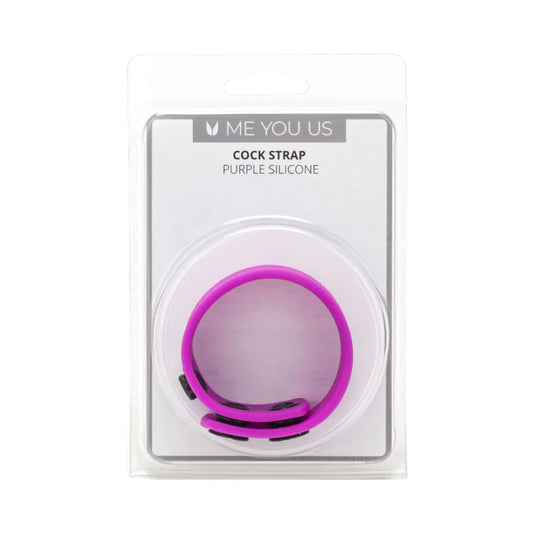 Me You Us Purple Silicone Cock Strap by Simply Pleasure Ltd
