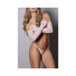 Allure Caress Me Lace Gloves Pink S/M - Hanging by Allure Lingerie