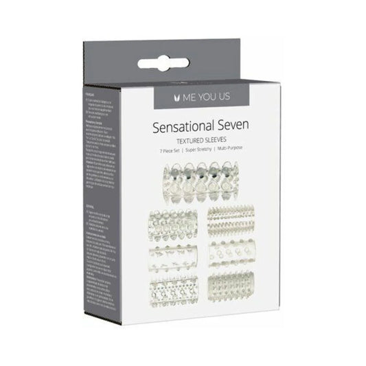 Me You Us Sensational Seven Textured Sleeves 7-Piece Set by Simply Pleasure Ltd