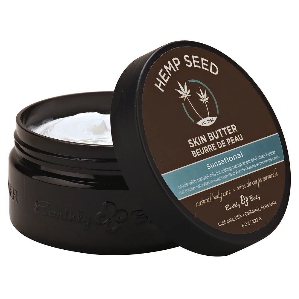 Earthly Body Hemp Seed Sunsational Skin Butter 8oz by Earthly Body
