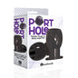 The 9's Port Hole Hollow Butt Plug Black by Icon Brands Inc.