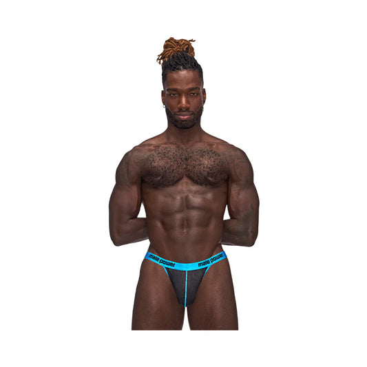 Male Power Casanova Uplift Thong Black by Male Power