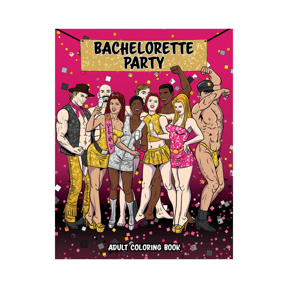 Bachelorette Party Coloring Book by Wood Rocket LLC