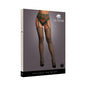 Le Desir Fishnet and Lace Garterbelt Stockings Midnight Green O/S by Shots America LLC