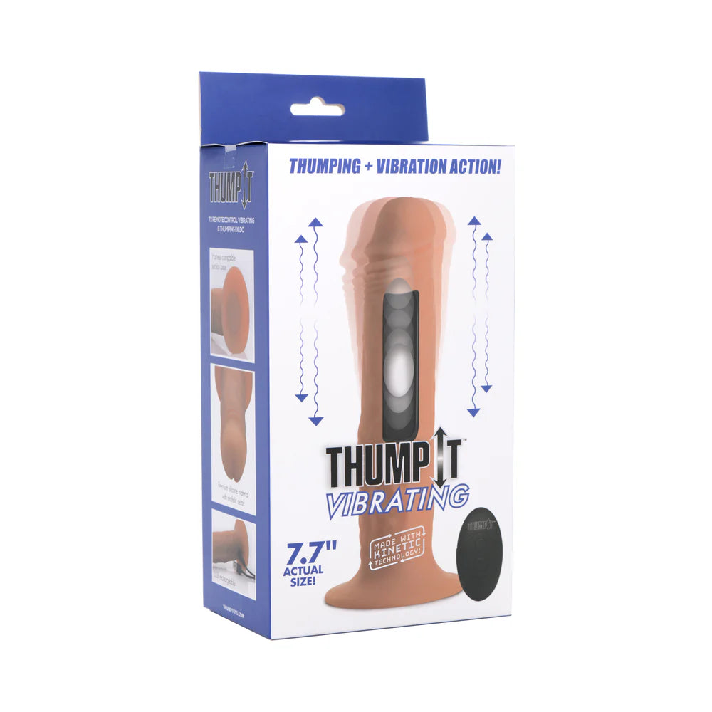 Thump It 7X Remote Vibrating & Thumping Dildo M by XR Consignment