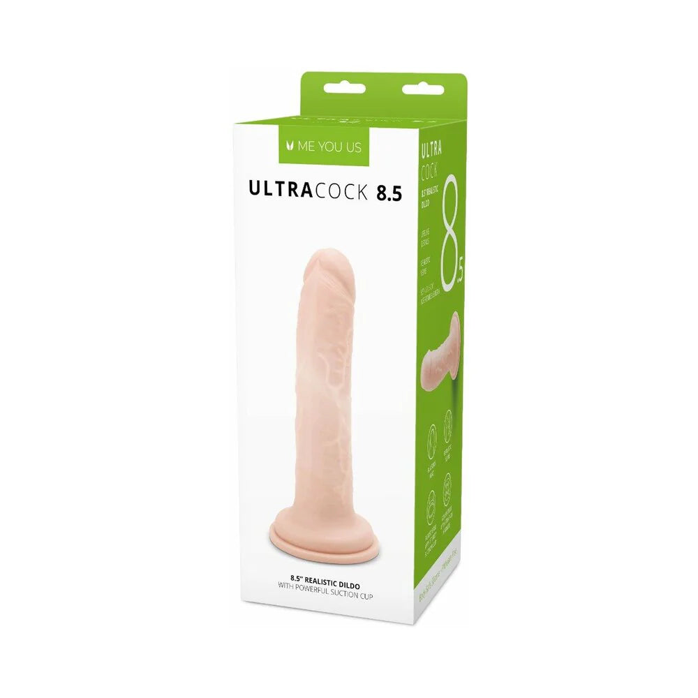 Me You Us Ultra Cock 8.5 in. Realistic Dildo Vanilla by Simply Pleasure Ltd